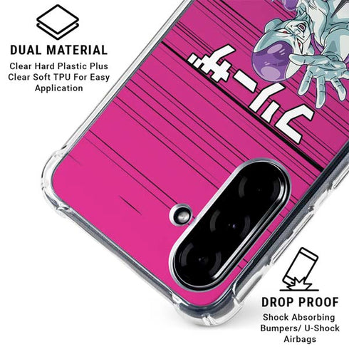 Dragon Ball Z Frieza Evolution Galaxy A36 5G Clear Case