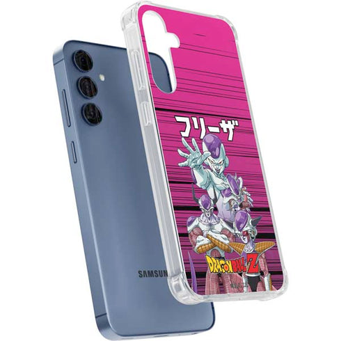 Dragon Ball Z Frieza Evolution Galaxy A55 5G Clear Case