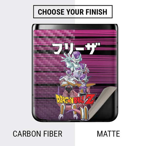 Dragon Ball Z Frieza Evolution Galaxy Z Flip Skin