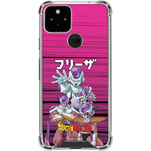 Dragon Ball Z Frieza Evolution Google Pixel 5 Clear Case