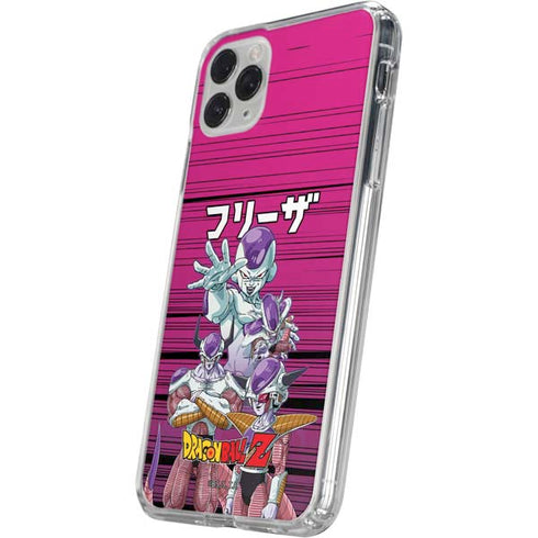 Dragon Ball Z Frieza Evolution iPhone 11 Pro Clear Case