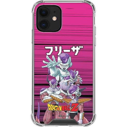 Dragon Ball Z Frieza Evolution iPhone 12 Clear Case