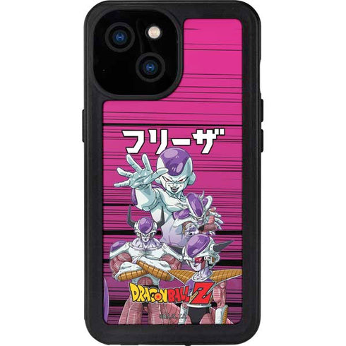 Dragon Ball Z Frieza Evolution iPhone 13 Mini Waterproof Case