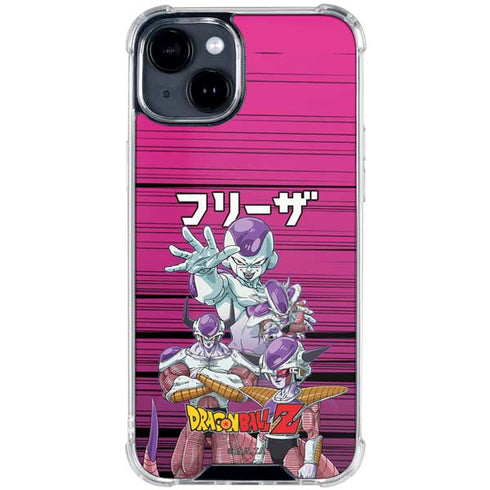 Dragon Ball Z Frieza Evolution iPhone 14 Plus Clear Case