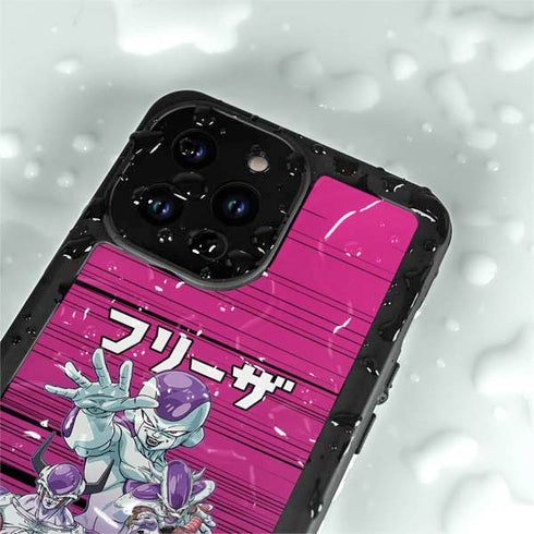 Dragon Ball Z Frieza Evolution iPhone 14 Pro Max Waterproof Case