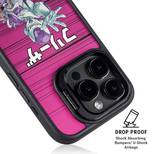 Dragon Ball Z Frieza Evolution iPhone 15 Pro Max Kickstand Case