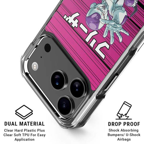 Dragon Ball Z Frieza Evolution iPhone 18 Pro Clear Case