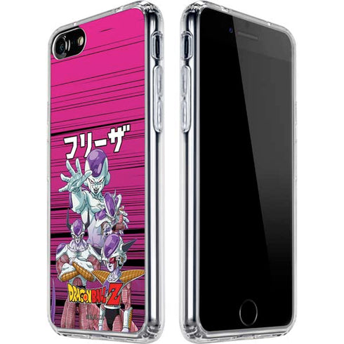 Dragon Ball Z Frieza Evolution iPhone SE (2nd & 3rd Gen) Clear Case