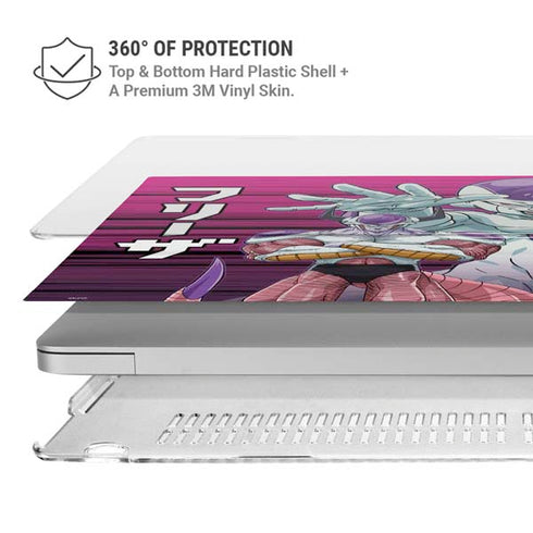 Dragon Ball Z Frieza Evolution MacBook Pro 16in (2021-25) Case plus Skin