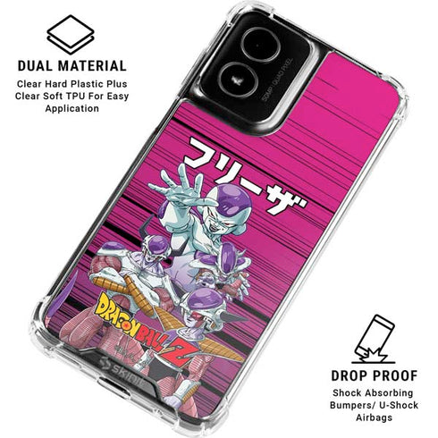 Dragon Ball Z Frieza Evolution Moto G Power 5G (2024) Clear Case