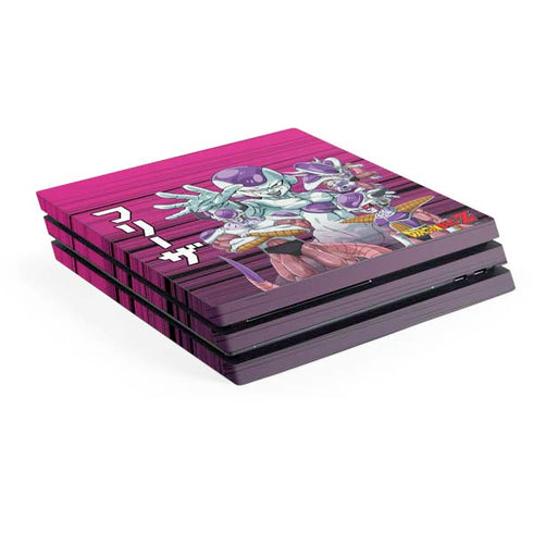 Dragon Ball Z Frieza Evolution PS4 Pro Console Skin