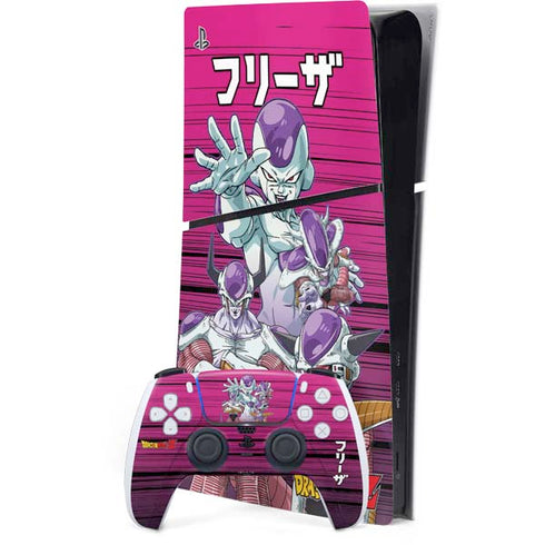 Dragon Ball Z Frieza Evolution PS5 Slim Digital Edition Bundle Skin