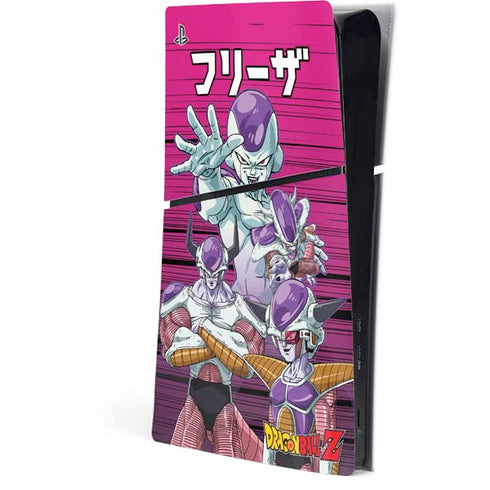 Dragon Ball Z Frieza Evolution PS5 Slim Digital Edition Console Skin