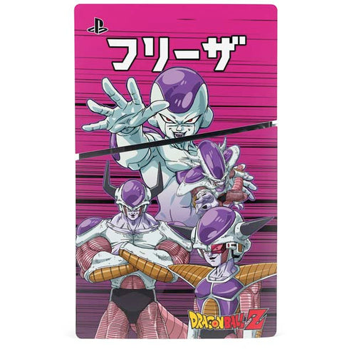 Dragon Ball Z Frieza Evolution PS5 Slim Digital Edition Console Skin