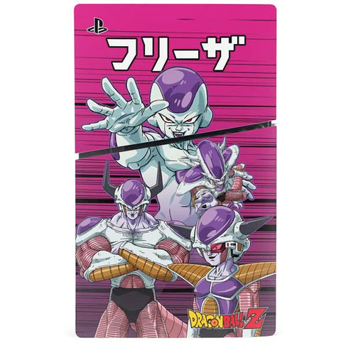 Dragon Ball Z Frieza Evolution PS5 Slim Disk Console Skin