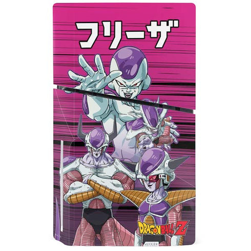Dragon Ball Z Frieza Evolution PS5 Slim Disk Console Skin
