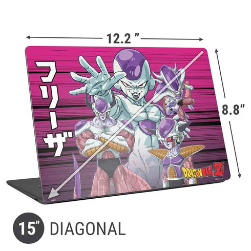 Dragon Ball Z Frieza Evolution Universal Laptop 15in (12.2 x 8.8in) Skin