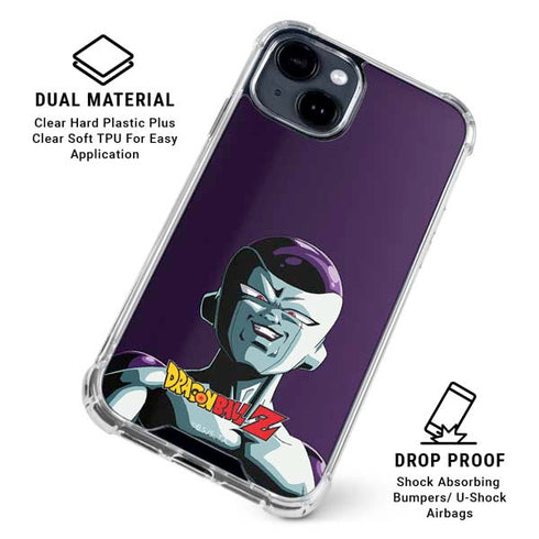 Dragon Ball Z Frieza iPhone 14 Plus Clear Case