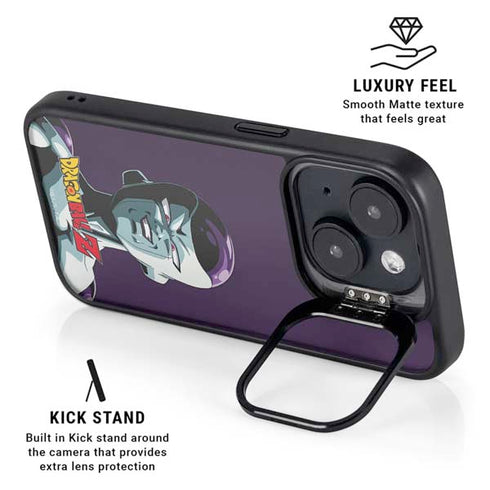 Dragon Ball Z Frieza iPhone 15 Plus Kickstand Case