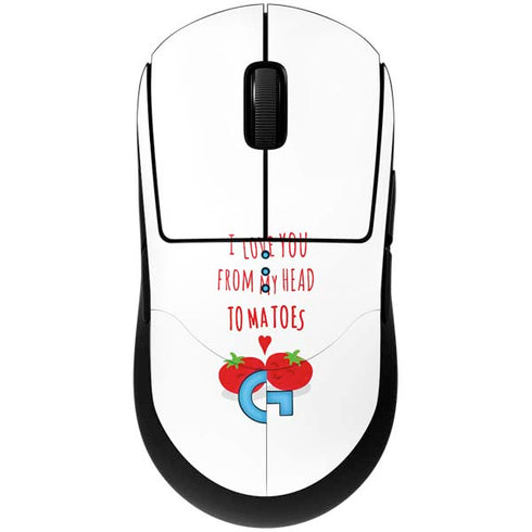 From My Head Tomatoes G Pro Wireless Gaming Mouse Skin