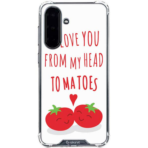 From My Head Tomatoes Galaxy A36 5G Clear Case