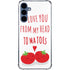 From My Head Tomatoes Galaxy A55 5G Clear Case
