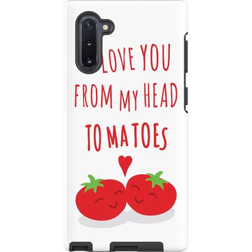 From My Head Tomatoes Galaxy Cases