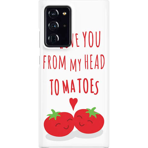 From My Head Tomatoes Galaxy Cases
