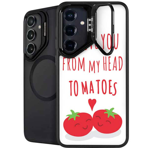 From My Head Tomatoes Galaxy S24 FE Kickstand Case