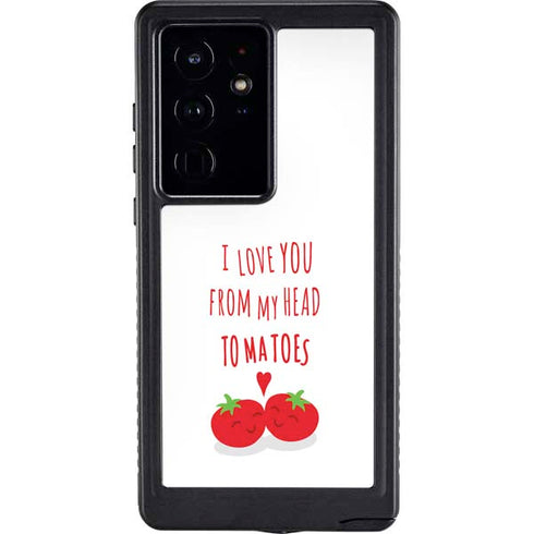 From My Head Tomatoes Galaxy S24 Ultra Waterproof Case