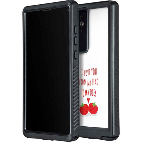 From My Head Tomatoes Galaxy S24 Ultra Waterproof Case