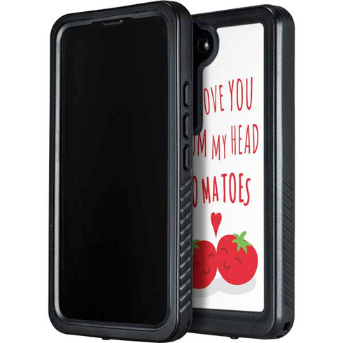 From My Head Tomatoes Galaxy S24 Waterproof Case