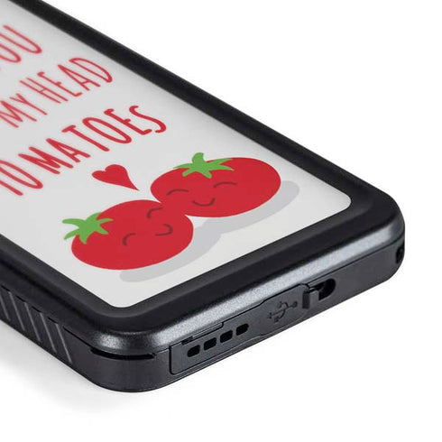 From My Head Tomatoes Galaxy S24 Waterproof Case