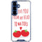 From My Head Tomatoes Galaxy S25 Plus Clear Case