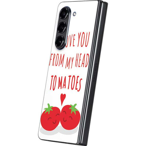 From My Head Tomatoes Galaxy Z Fold5 5G Skin