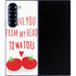From My Head Tomatoes Galaxy Z Fold6 Skin