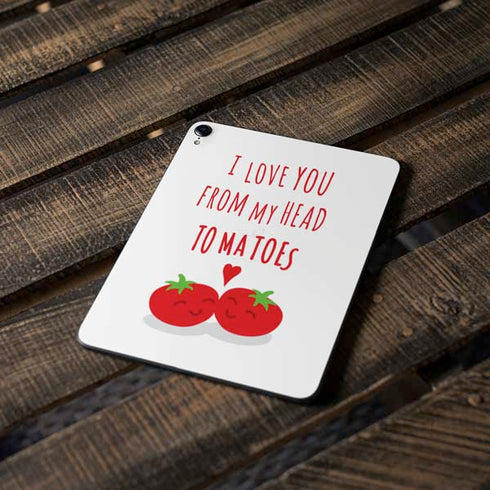 From My Head Tomatoes Apple iPad Pro Skin
