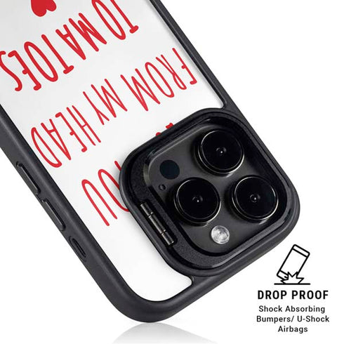 From My Head Tomatoes iPhone 13 Pro Kickstand Case