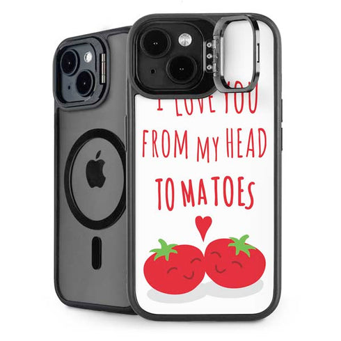 From My Head Tomatoes iPhone 14 Kickstand Case