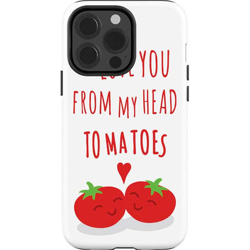 From My Head Tomatoes iPhone 15 Pro Impact Case