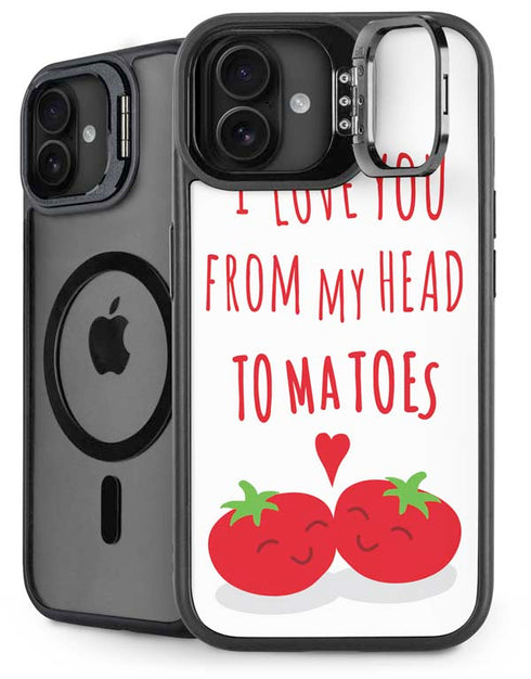 From My Head Tomatoes iPhone 16 Plus Kickstand Case