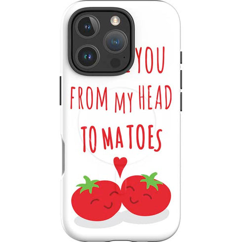 From My Head Tomatoes iPhone 16 Pro Magsafe Impact Case