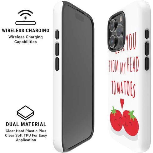 From My Head Tomatoes iPhone 16 Pro Magsafe Impact Case
