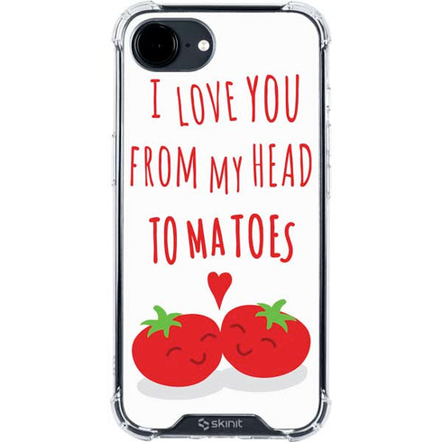 From My Head Tomatoes iPhone 16e Clear Case