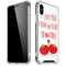 From My Head Tomatoes iPhone X/XS Clear Case