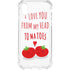 From My Head Tomatoes iPhone XS Clear Case