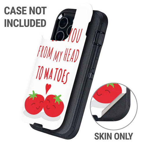 From My Head Tomatoes Otterbox Defender iPhone Skin