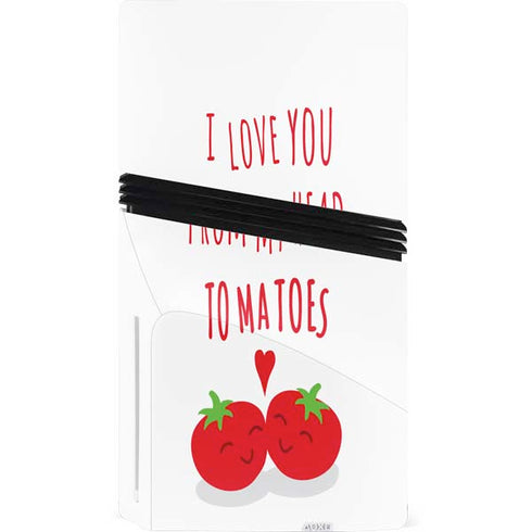 From My Head Tomatoes PS5 Pro Disk Console Skin