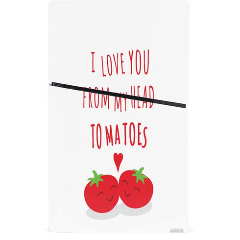 From My Head Tomatoes PS5 Slim Digital Edition Console Skin