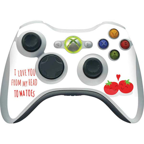 From My Head Tomatoes Xbox 360 Wireless Controller Skin